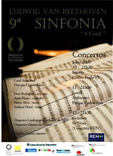 On July 10, at 21h30, at the Paul VI Pastoral Center: Orquestra Clássica do Centro (Classical Orchestra of the Center) holds concert in Fatima