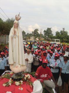 La Statue Pérégrine revient de Saint-Thomas - et - Prince le 5 juin