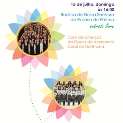 15 juillet: concert de chorales d’enfants dans la basilique de Notre Dame du Rosaire de Fatima