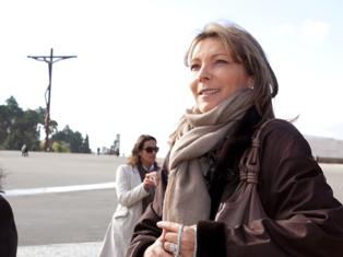 Primeira-dama da Colômbia visita Fátima