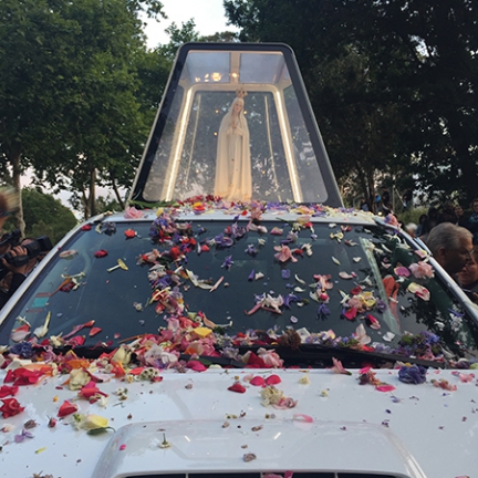 Imagem Peregrina de Nossa Senhora de Fátima chega hoje à Diocese de Leiria