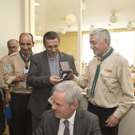 Santuário de Fátima distinguido com Medalha de Agradecimento 1ª Classe-Ouro do CNE