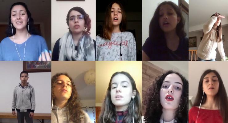 Coro infantil do Santuário de Fátima partilha momento de esperança nas redes sociais