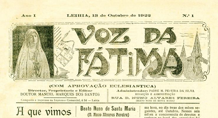 100 anos do jornal Voz da Fátima em exposição no NewsMuseum