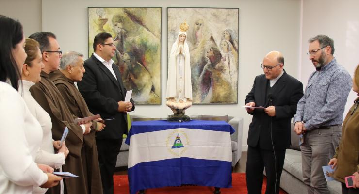 “Esperamos que a Virgem Peregrina nos traga consolo para vencermos as dificuldades” refere coordenador da Missão Fátima-Nicarágua