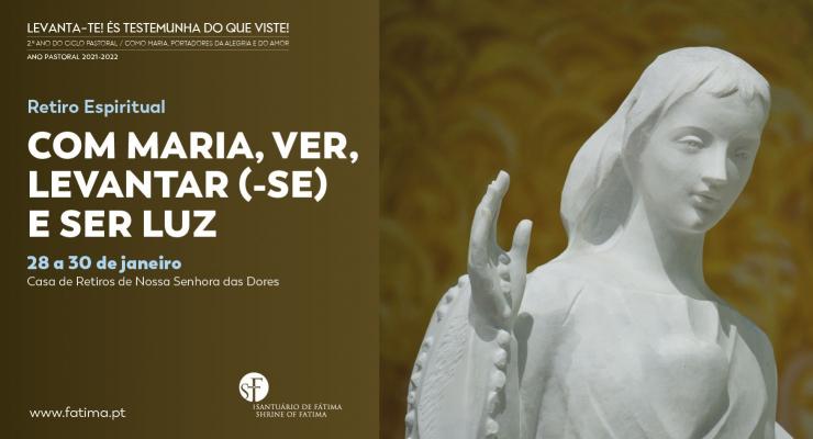 Retiro vai apresentar verbos para um “discipulado do serviço” a Deus, a partir do exemplo de Maria