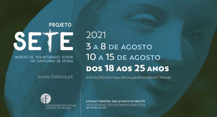 Projeto SETE vai proporcionar uma experiência de imersão de voluntariado com momentos de oração e serviço aos peregrinos