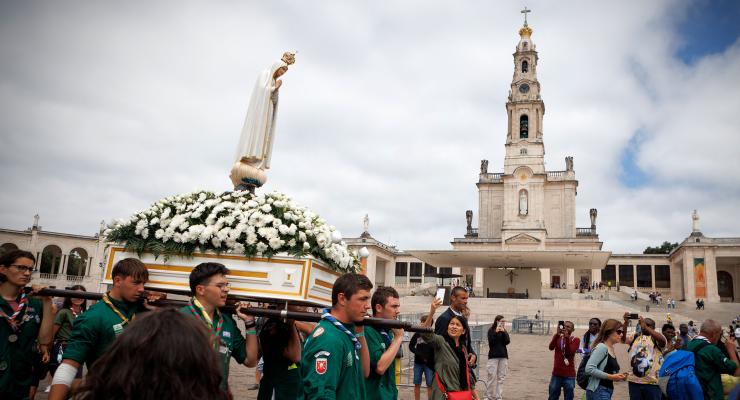 Around 400 Scouts Set Off On Pilgrimage with Our Lady of Fatima in Preparation for WYD Lisbon 2023