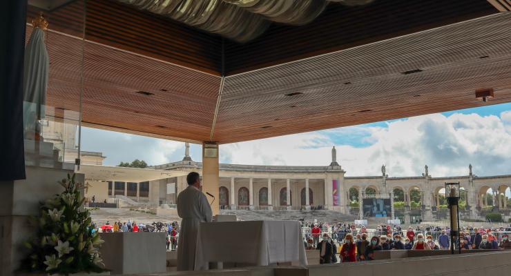 Padre Francisco Pereira lembrou os peregrinos que “a história das aparições, de todos nós peregrinos neste lugar, mostra que o amor de Deus vence sempre o mal”