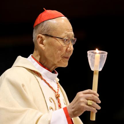 Prayer Area was filled with light on the first day of the international pilgrimage of May