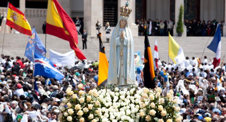 São João Paulo II e a Virgem de Fátima