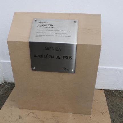 Irmã Lúcia  entra na toponímia de Fátima