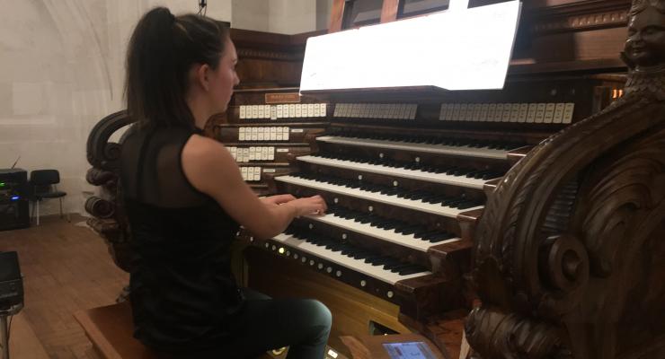 Liliana Duarte protagonizou o V Recital de órgão interpretando obras do pós-romantismo e da época contemporânea