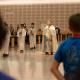 Crianças participam em momento de adoração eucarística na Basílica da Santíssima Trindade