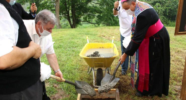 Panamá celebra primeira pedra da réplica da Capelinha das Aparições